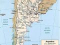 Mapa hidrológico de Argentina detallado